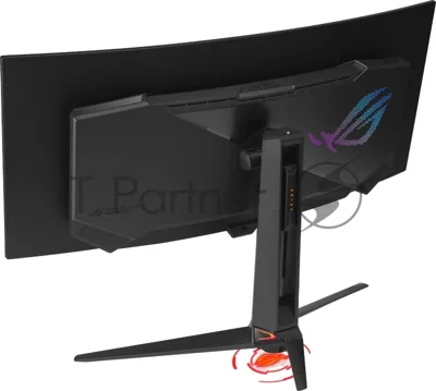 Монитор Asus 34" ROG Swift PG34WCDN черный QD OLED LED 21:9 HDMI матовая HAS Piv 1300cd 178гр/178гр 3440x1440 360Hz FreeSync Premium Pro DP Quad 2K (1440p) USB 8.3кг