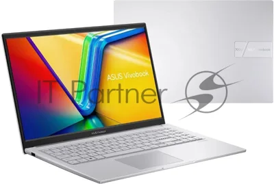 Ноутбук ASUS Vivobook 15 X1504VA-BQ5689/15.6"/IPS/Intel Core 3 100U/8GB/256GB SSD/Intel Graphics/Без ОС/серебристый/1.7kg