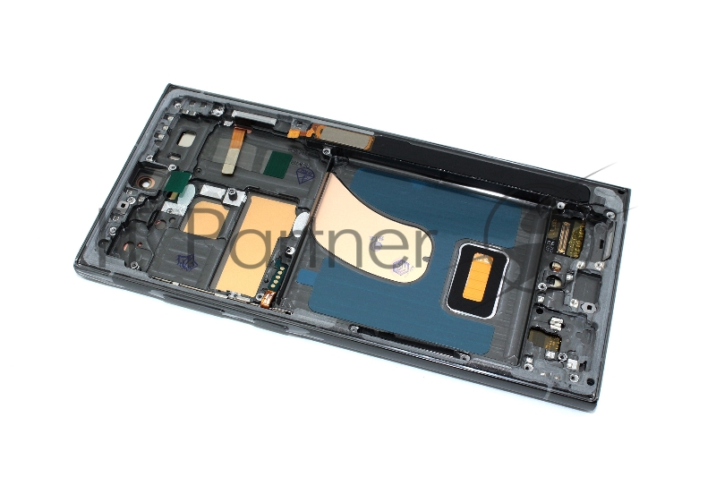 Дисплей для Samsung Galaxy S23 Ultra 5G S918B в сборе с тачскрином и рамкой OLED зеленый