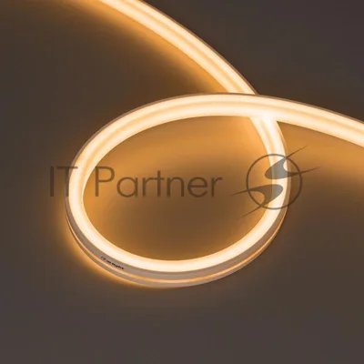 Светодиодная лента герметичная MOONLIGHT-TOP-U-A156-13x12mm 24V Warm2200 (11 W/m, IP67, 5m, wire x2) (Arlight, Вывод кабеля боковой) | 042781 | Arligh
