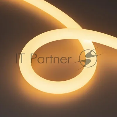 Светодиодная лента герметичная MOONLIGHT-SIDE-A336-D25mm 24V Warm2700 360deg (14.4 W/m, IP65, 2835, 5m, wire x1) (Arlight, Вывод кабеля боковой) | 038