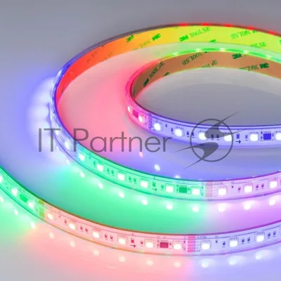 Светодиодная лента герметичная DMX-PS-B60-15mm 24V RGB-PX6 (15W/m, IP67, 5060, 5m) (Arlight, бегущий огонь) | 037090 | Arlight