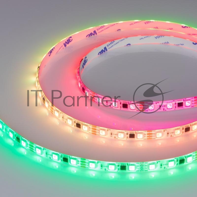 Светодиодная лента герметичная SPI-SE-B60-10mm 12V RGB-PX3-BPT (12 W/m, IP65, 5060, 5m) (Arlight, бегущий огонь) | 039597 | Arlight