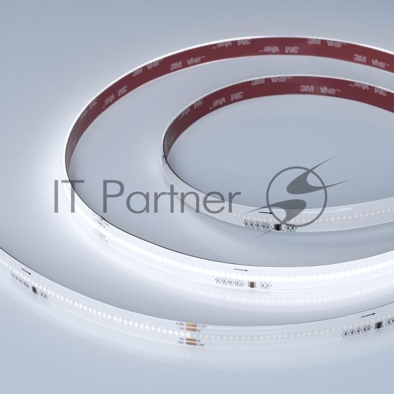 Светодиодная лента герметичная SPI-COB-SE-X378-12mm 24V White6000-PX63-BPT (7 W/m, IP65, 5m) (Arlight, бегущий огонь) | 041738 | Arlight
