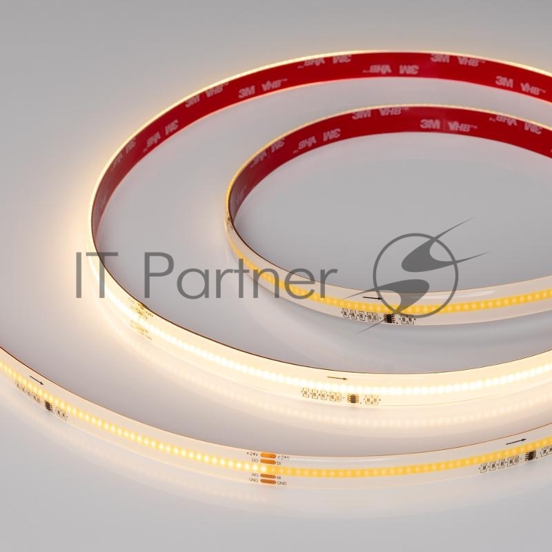 Светодиодная лента герметичная SPI-COB-SE-X378-12mm 24V Warm2700-PX63-BPT (7 W/m, IP65, 5m) (Arlight, бегущий огонь) | 041740 | Arlight