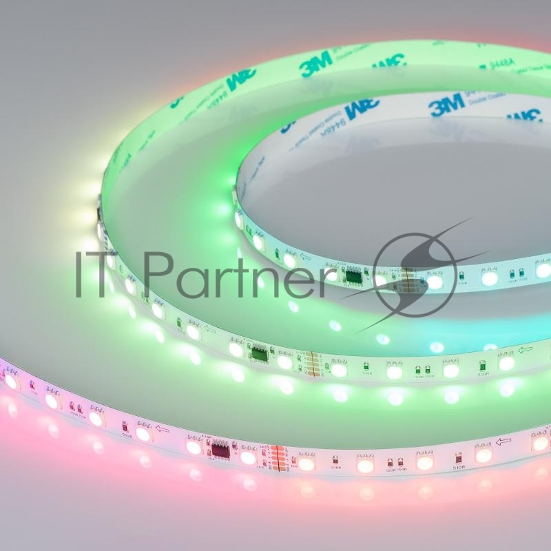 Светодиодная лента DMX-B60-10mm 24V RGB-PX6 (14 W/m, IP20, 5060, 5m) (Arlight, бегущий огонь) | 039183 | Arlight