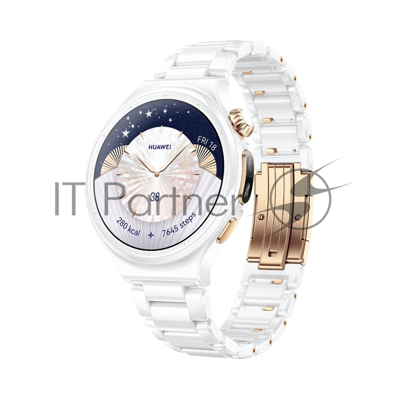 Умные часы Huawei Watch 6 Pro Ceramic Edition, 1.38" AMOLED, 4G, Wi-Fi, Bluetooth 5.2, NFC, USB Type-C, IP69, WR50, белый