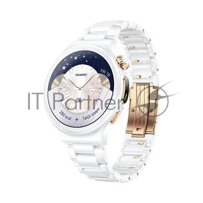 Умные часы Huawei Watch 6 Pro Ceramic Edition, 1.38" AMOLED, 4G, Wi-Fi, Bluetooth 5.2, NFC, USB Type-C, IP69, WR50, белый