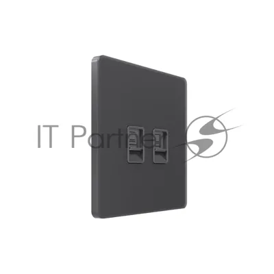 Systeme Infinity, Розетка информационная С/У RJ-45 кат.5e 2-я, Вулканический пепел