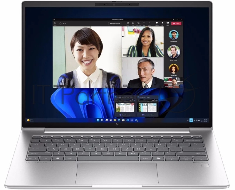 Ноутбук HP EliteBook 640 G11/14"/IPS/Core Ultra 7 165U/16Gb/512Gb SSD/Intel Graphics/Windows 11 Pro/серебристый/1.39kg