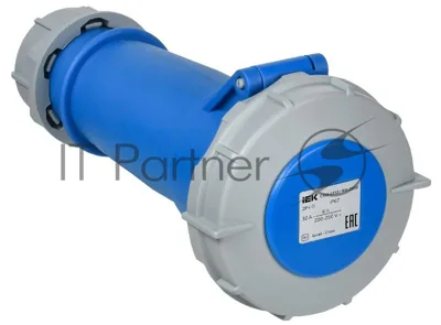 Розетка переносная ССИ-2232 32А-6ч 220В 2P+PE IP67| PSR21-032-3-0-67| IEK