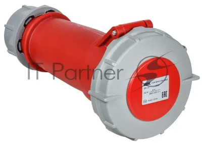 Розетка переносная ССИ-2242 32А-6ч 380В 3P+PE IP67| PSR22-032-4-0-67| IEK