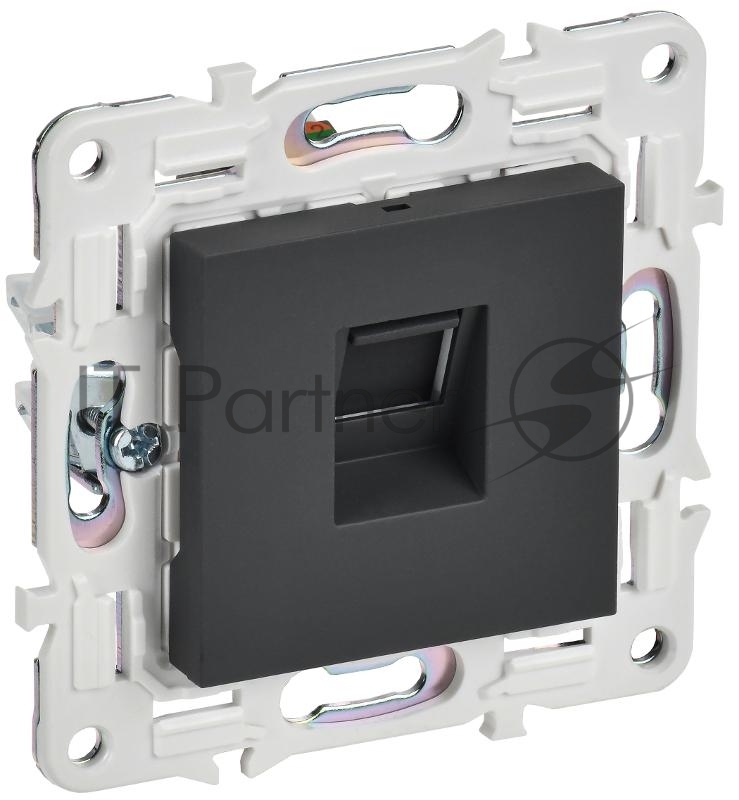SKANDY Розетка компьютерная RJ45 кат.6 SK-K02G графит | SK-K10-2-K53 | IEK