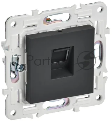 SKANDY Розетка компьютерная RJ45 кат.6 SK-K02G графит | SK-K10-2-K53 | IEK