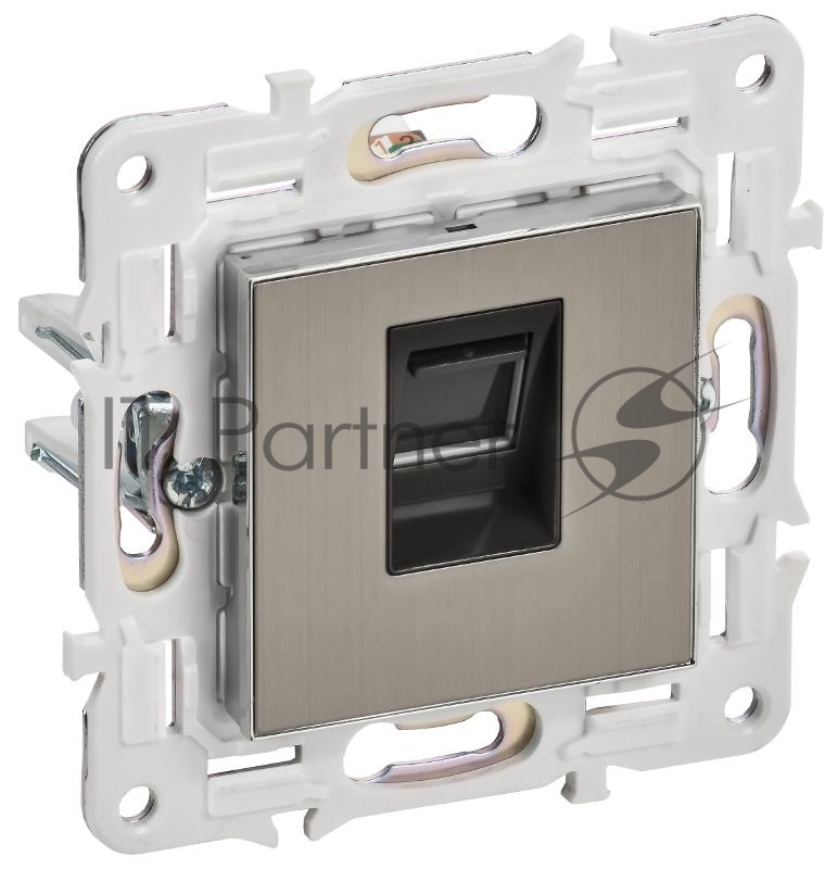 SKANDY Розетка компьютерная RJ45 кат.5E SK-K01N никель | SK-K10-1-K50 | IEK