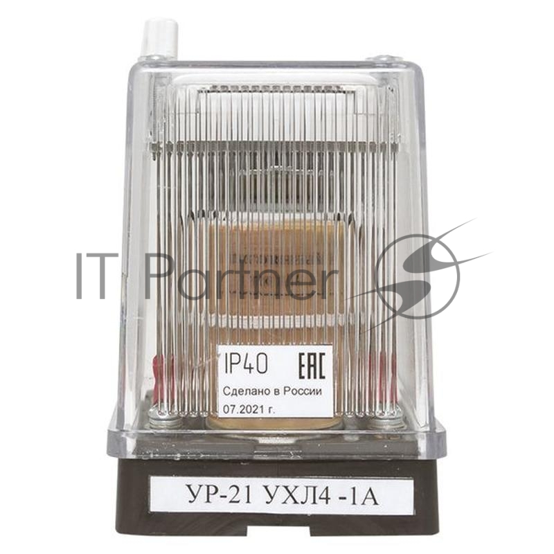 Указательное реле, с контактом самовозврата, постоянного тока, ток срабатывания 1А, заднее присоединение, исполнение УХЛ4 | ur21kspt1azp | EKF