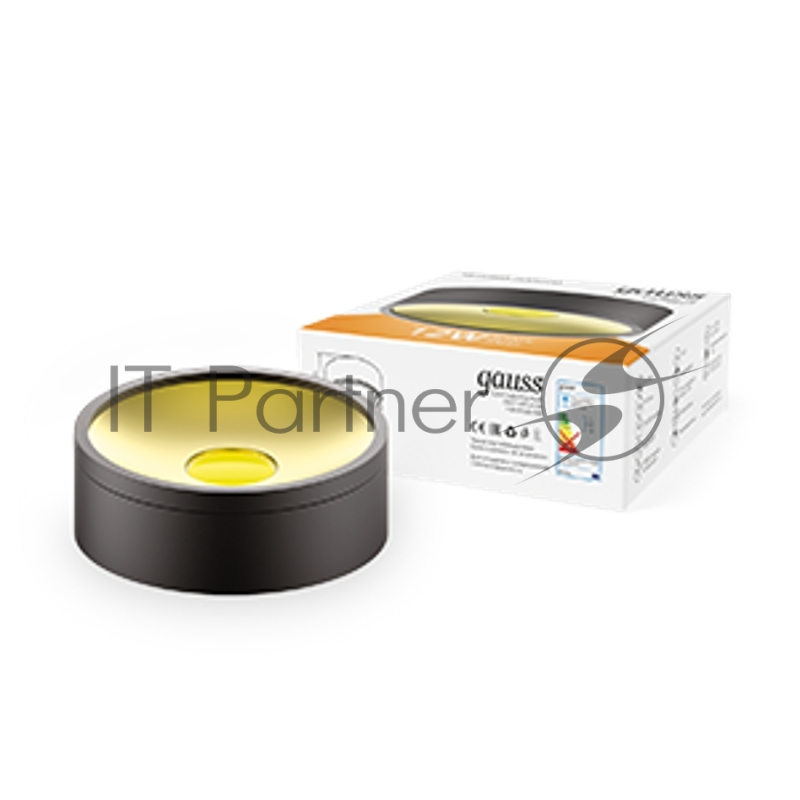 Светильник  Overhead накл цил 12W 770lm 3000K 170-240V IP20 140*50мм белый LED 1/30 | HD026 | Gauss