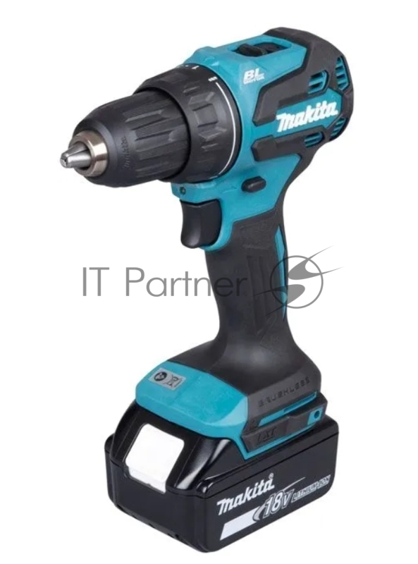 Дрель-шуруповерт Makita DDF490WV, 18 В, 2 Ач, 50 Нм, бесщеточный