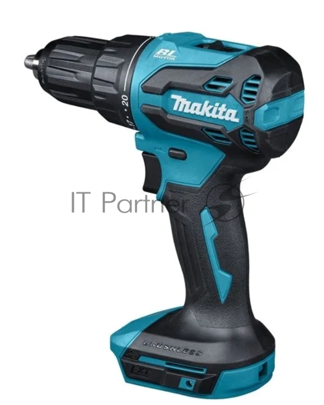 Дрель-шуруповерт Makita DHP490WV, 18 В, 2 Ач, 50 Нм, бесщеточный, ударный
