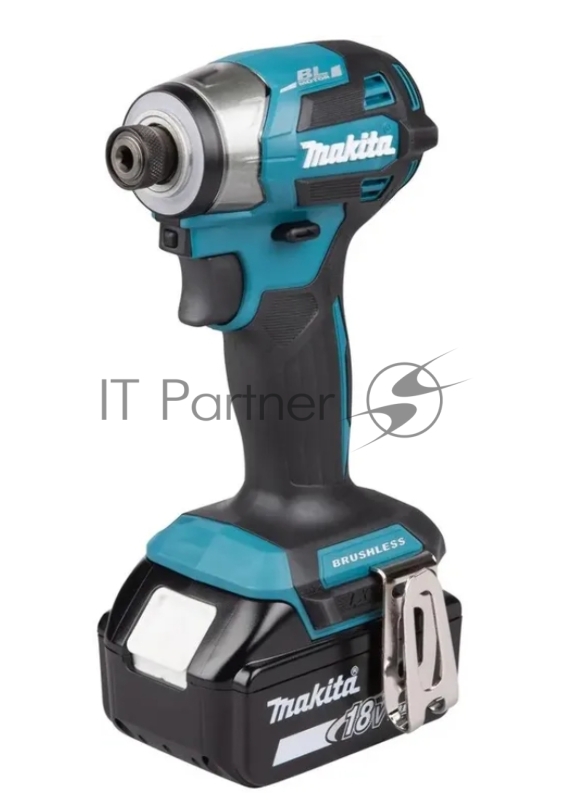 Шуруповерт Makita DTD173RTJ, 18 В, 5 Ач, 180 Нм, бесщеточный, ударный