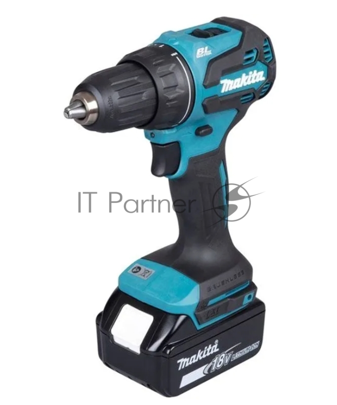 Дрель-шуруповерт Makita DDF490F002, 18 В, 3 Ач, 50 Нм, бесщеточный