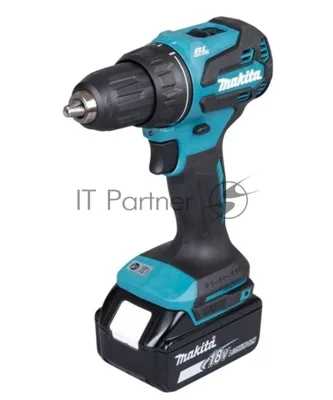Дрель-шуруповерт Makita DDF490F002, 18 В, 3 Ач, 50 Нм, бесщеточный