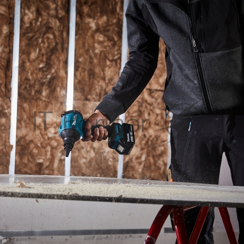Воздуходувка Makita DAS180Z пит.:от аккум. бирюзовый/черный