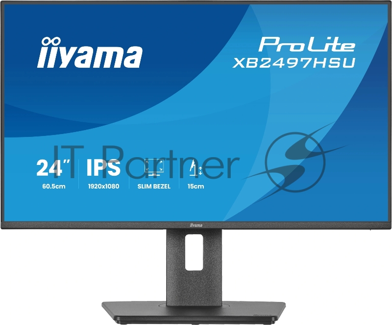 Монитор Iiyama 23.8" ProLite XB2497HSU-B1 черный IPS LED 16:9 M/M матовая HAS Piv 250cd 178гр/178гр 1920x1080 100Hz DP FHD USB 4.7кг