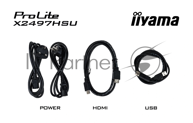 Монитор Iiyama 23.8" ProLite X2497HSU-B1 черный IPS LED 16:9 HDMI M/M матовая 350cd 178гр/178гр 1920x1080 120Hz DP FHD USB 3.3кг