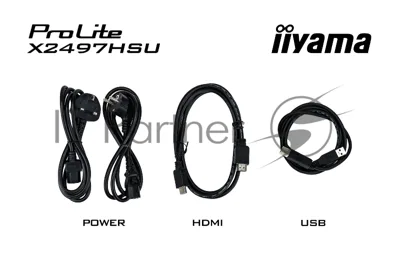 Монитор Iiyama 23.8" ProLite X2497HSU-B1 черный IPS LED 16:9 HDMI M/M матовая 350cd 178гр/178гр 1920x1080 120Hz DP FHD USB 3.3кг