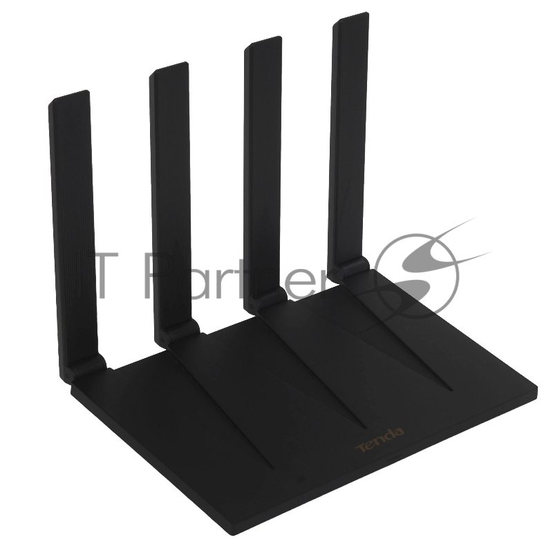 Двухдиапазонный гигабитный Wi-Fi 6 роутер Tenda AX12 AX3000, 2,4/5 ГГц, до 2976 Мбит/с, LAN 3x1Гбит/с, WAN 1x1Гбит/с