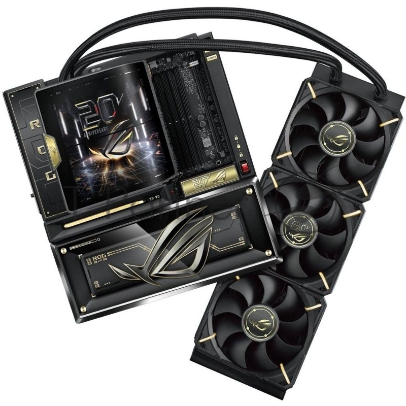 Материнская плата ASUS ROG CROSSHAIR X870E EDITION 20, AM5, AMD X870E, 4xDDR5, 4xSATA 6Gb/s, 5xM.2, 2xPCIe 5.0 x16, 2xUSB4 Type-C, 6xUSB Type-C, 8xUSB Type-A, 2x3.5 мм, 7.1, 2x10Gb LAN, E-ATX