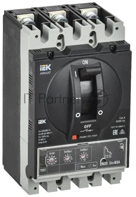 ARMAT Авт. выкл. лит. корпус 3P A 85кА 63А эл. станд. | AR-MCCB-3A-085-0063A-ELSC | IEK