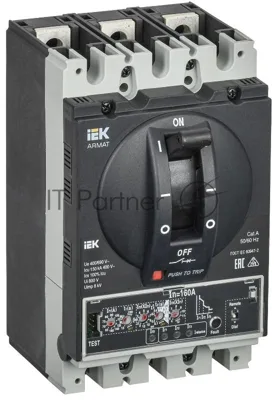 ARMAT Авт. выкл. лит. корпус 3P D 150кА 160А эл. пр. | AR-MCCB-3D-150-0160A-ELPC | IEK