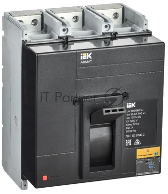 ARMAT Авт. выкл. лит. корпус 3P N 85кА 1600А э/м рег. | AR-MCCB-3N-085-1600A-MTUC | IEK