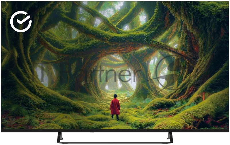 Телевизор LED Sber 55" SDX-55U5500MBA Салют ТВ Frameless черный 4K Ultra HD 60Hz DVB-T DVB-C DVB-S USB WiFi Smart TV (RUS)