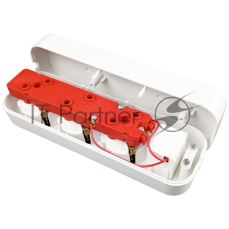 Колодка AY-KA 3-местн. с/з с USB, белый 7731000 (7730200)