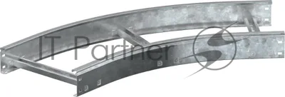 Поворот лестничный LESTA 45град 100х200мм R600 HDZ  | CPG05-4-45-100-200-HDZ | IEK
