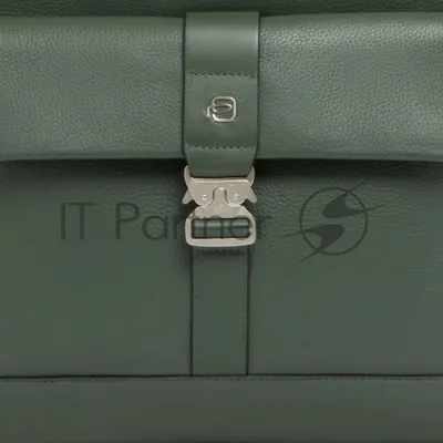 Сумка тоут мужская Piquadro Tebe CA7255W144/VE с отделением для ноутбука 14" хаки натур.кожа