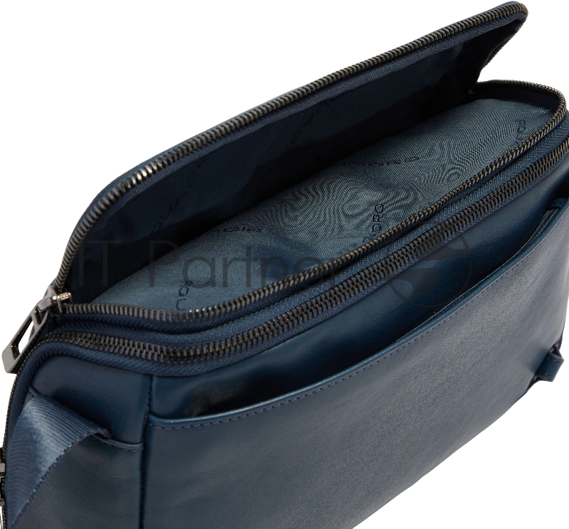 Сумка кросс-боди мужская Piquadro Victor CA7175W143/BLU синяя натур.кожа