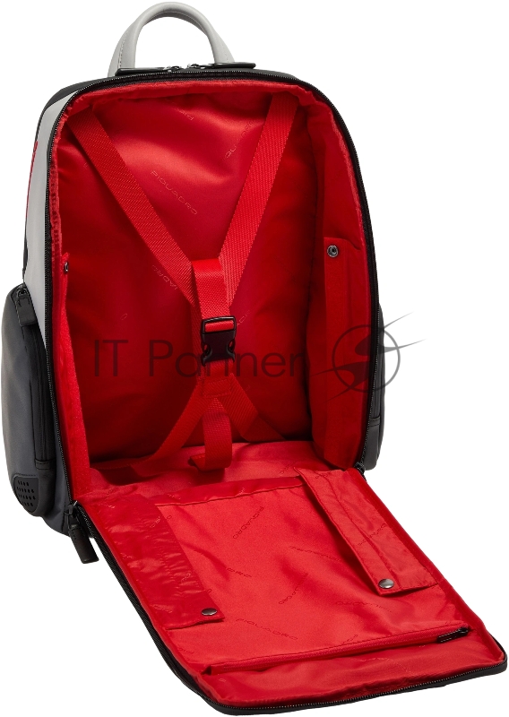 Рюкзак мужской Piquadro Urban CA7164UB00/GRN серый/черный натур.кожа