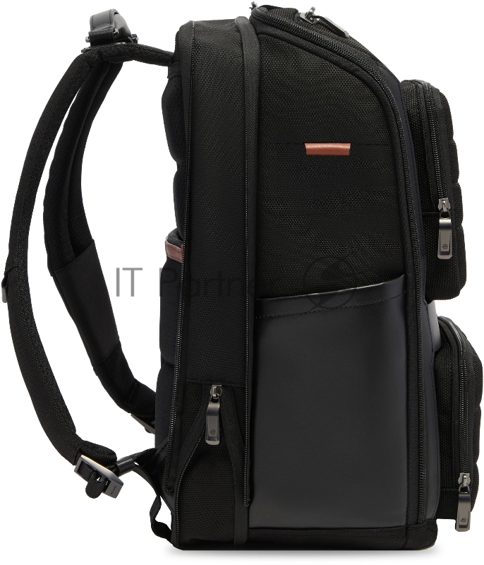 Рюкзак мужской Piquadro Oberon CA7279W150/N черный нейлон/натур.кожа