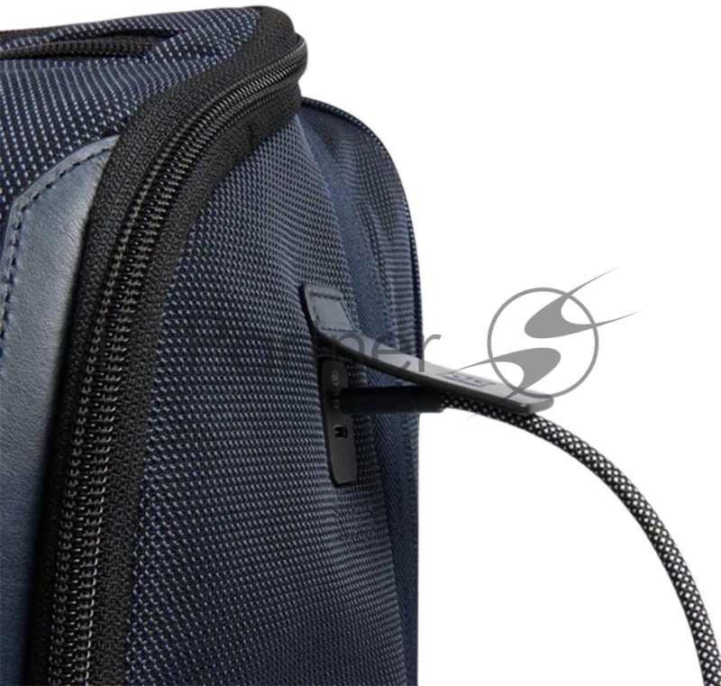 Рюкзак мужской Piquadro Oberon CA7279W150/BLU синий нейлон/натур.кожа