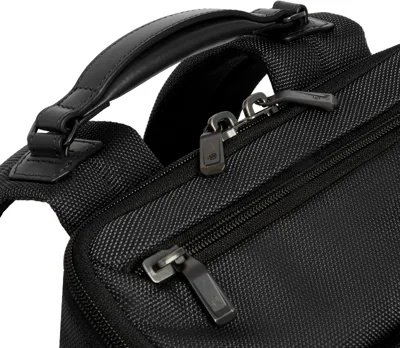 Рюкзак мужской Piquadro Oberon CA7278W150/N черный нейлон/натур.кожа
