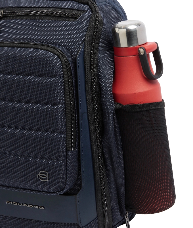 Рюкзак слинг мужской Piquadro Oberon CA7277W150/BLU синий нейлон/натур.кожа