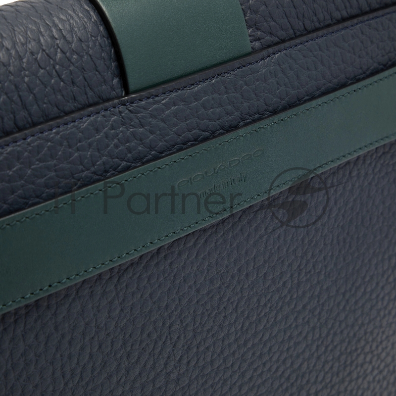 Клатч мужской Piquadro Materia AC7260W151/BLUVE синий/зеленый натур.кожа