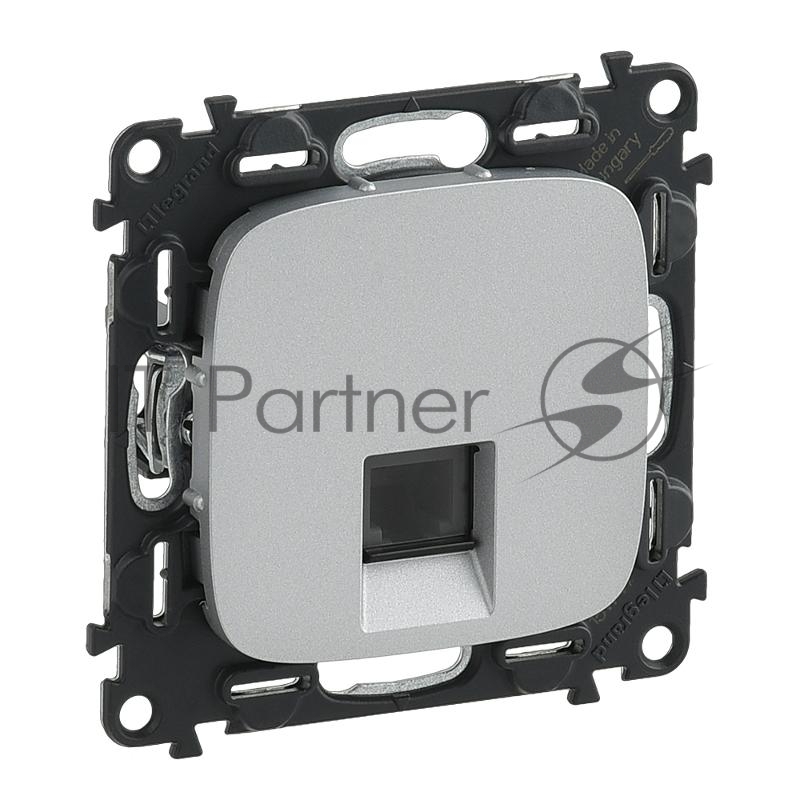 Valena ALLURE DIY Алюминий Розетка ТЛФ 1-ая (RJ11) | 753938 | Legrand