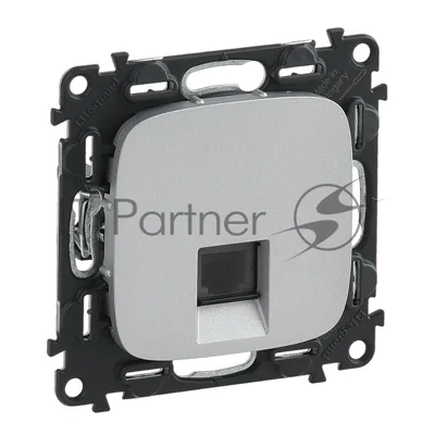 Valena ALLURE DIY Алюминий Розетка ТЛФ 1-ая (RJ11) | 753938 | Legrand