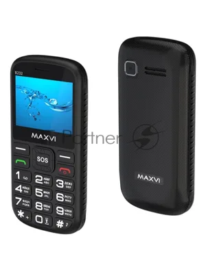 Мобильный телефон Maxvi B232 черный