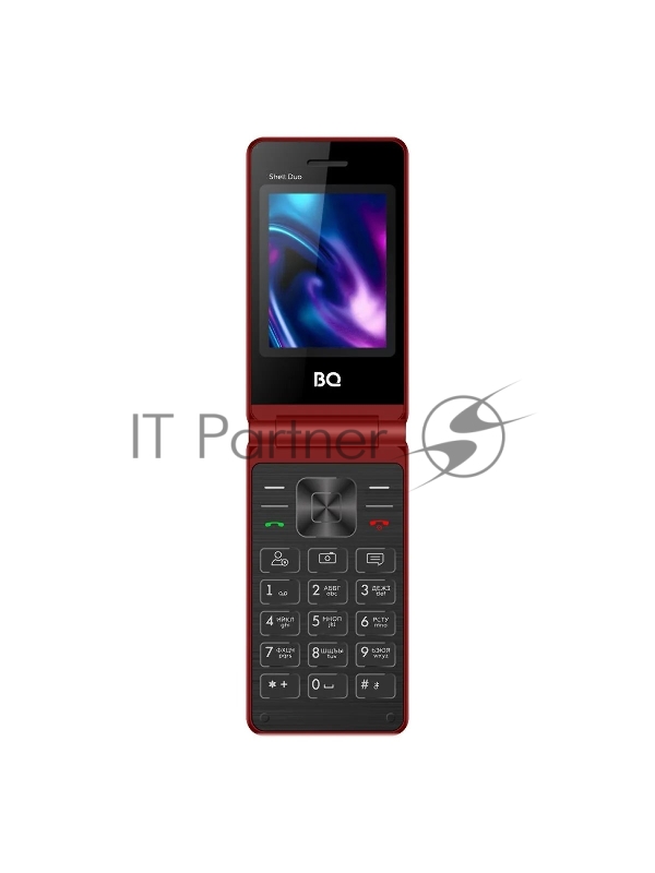 Мобильный телефон BQ 2464 Shell Duo красный